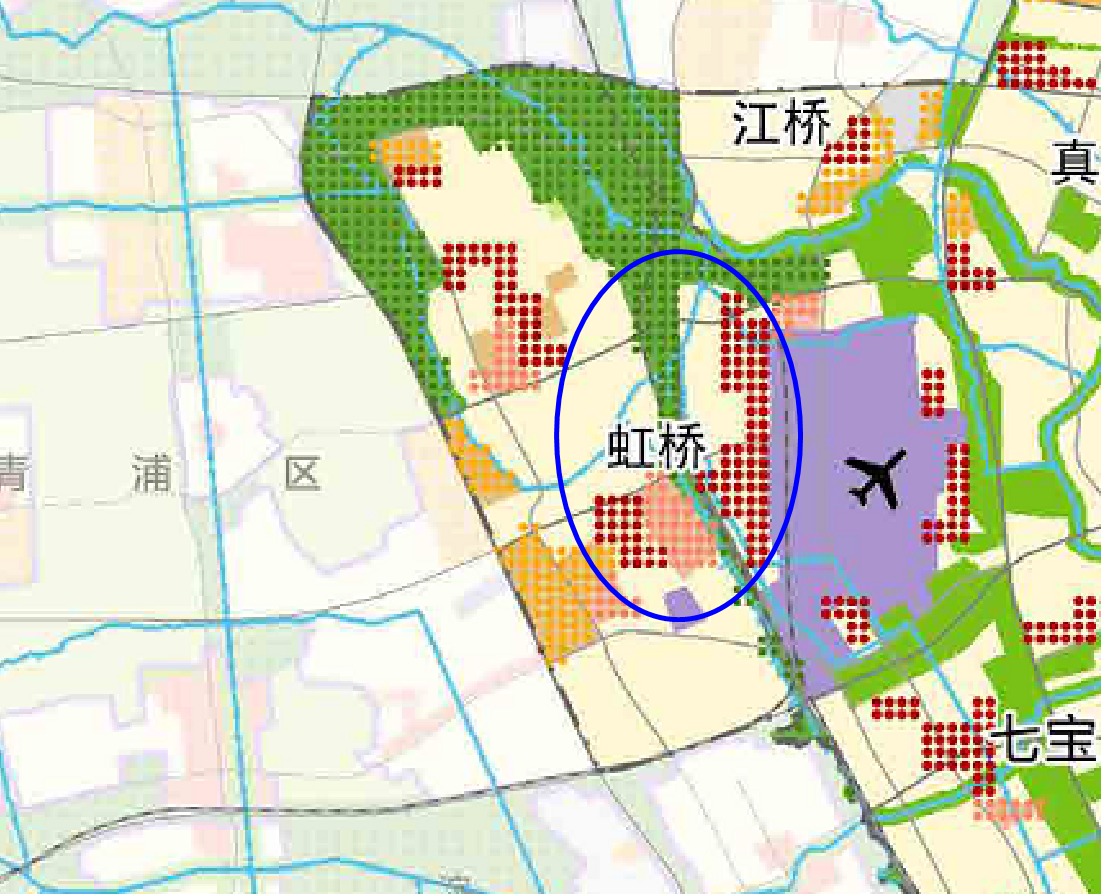 虹桥主城区规划图图片