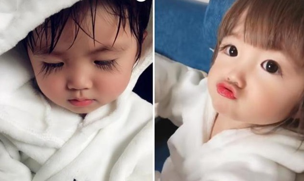 2岁萌娃因5cm长睫毛走红,睁眼瞬间,网友:又想骗我生女儿?