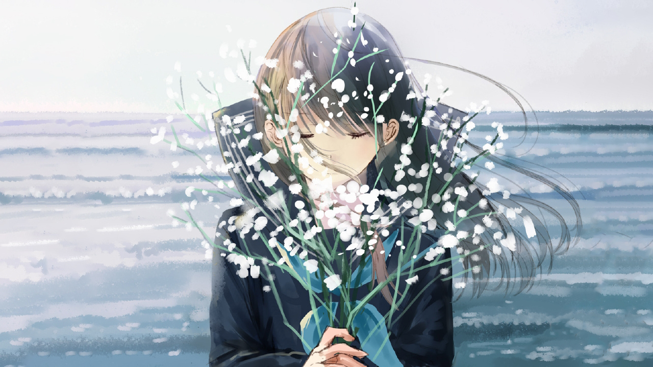 小清新二次元手机壁纸:你喜欢的小姐姐都在这里,速来欣赏