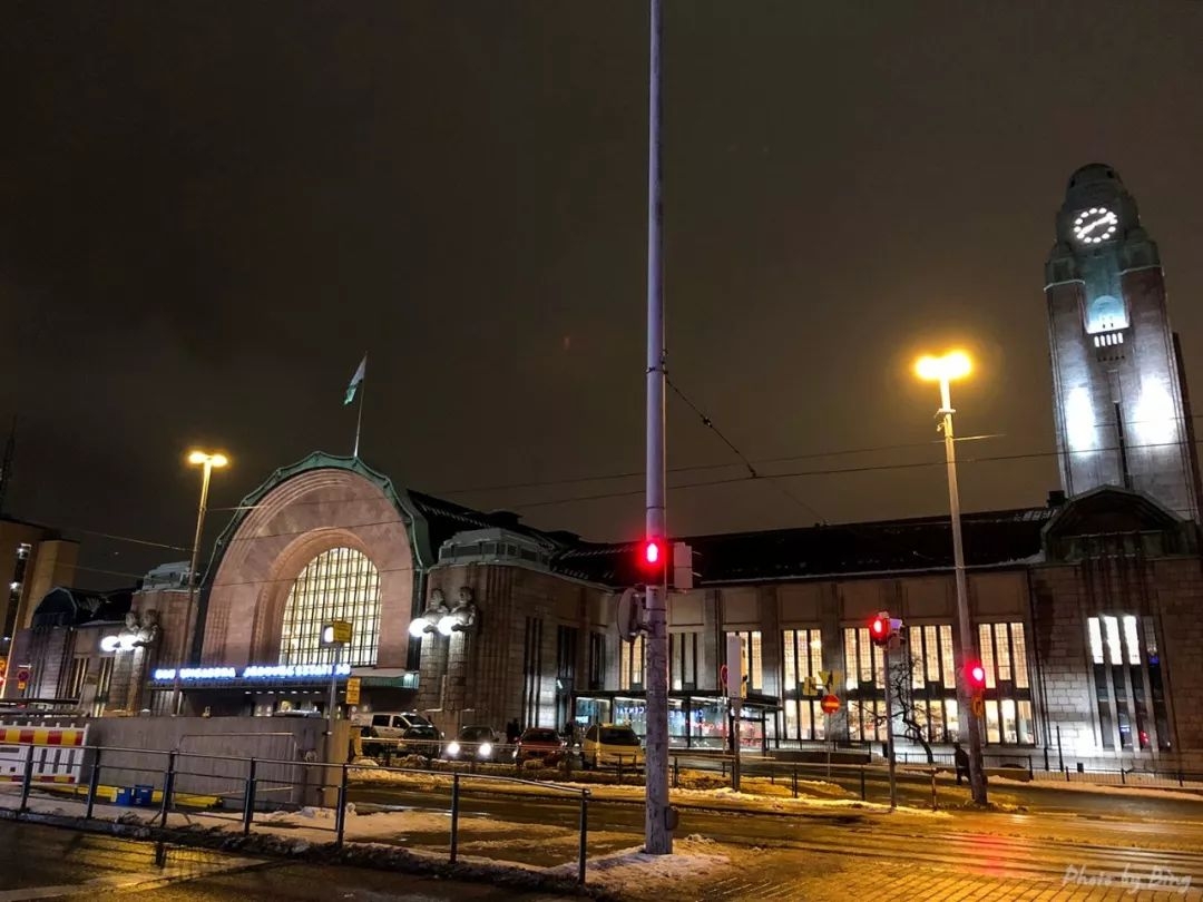 赫尔辛基夜景图片