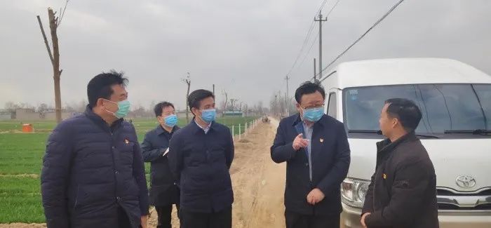 靳新峰调研督导延津县国土绿化工作