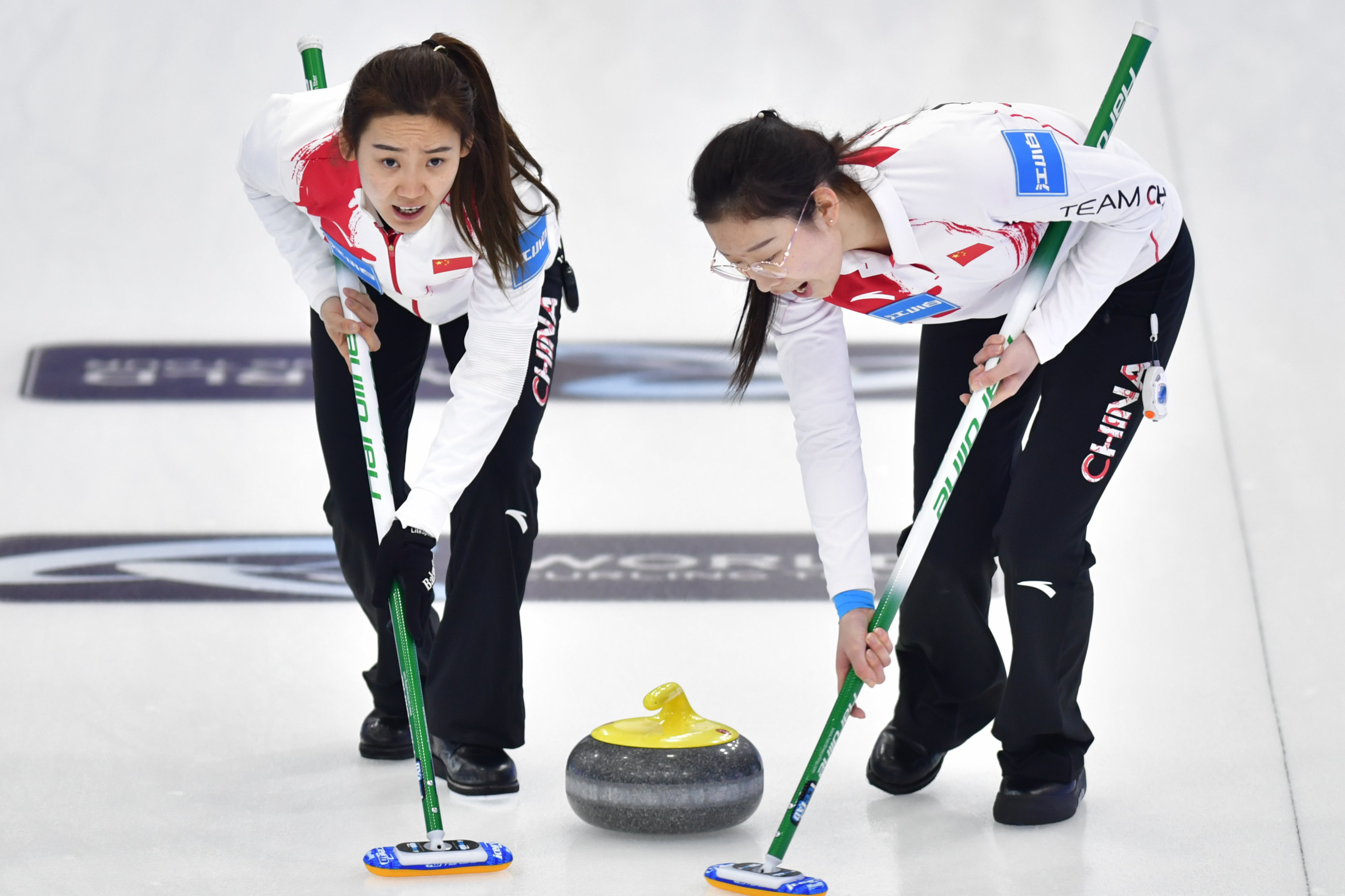 冰壶——青海国际精英赛:中国女子a队胜中国女子青年队