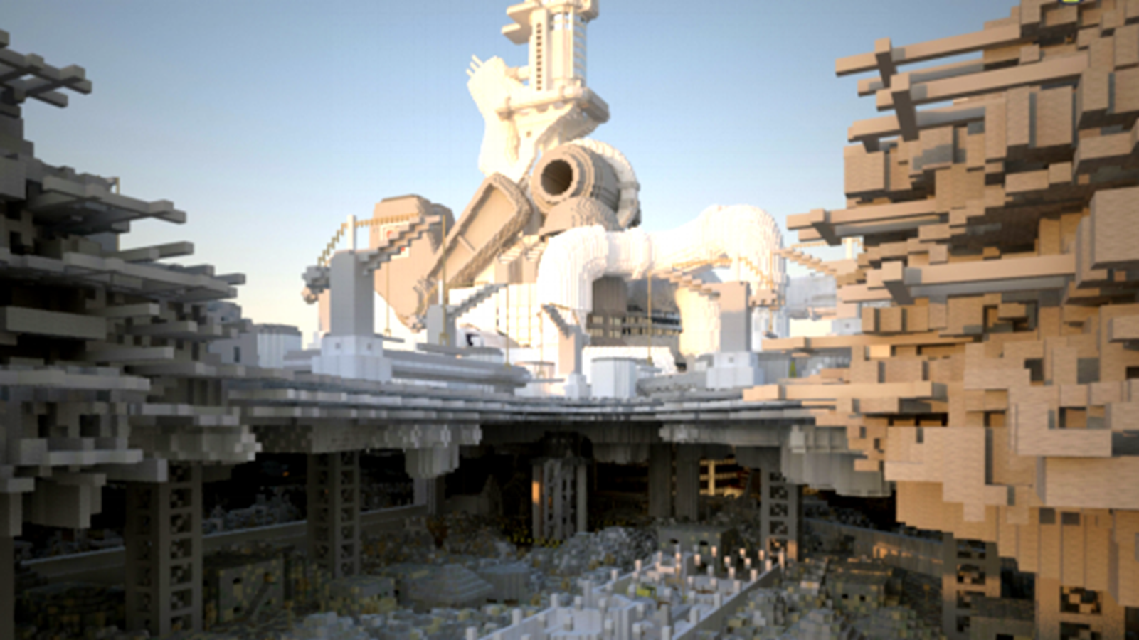 我的世界:建筑大神的作品真让人震撼,明朝"十三陵"气势雄伟!