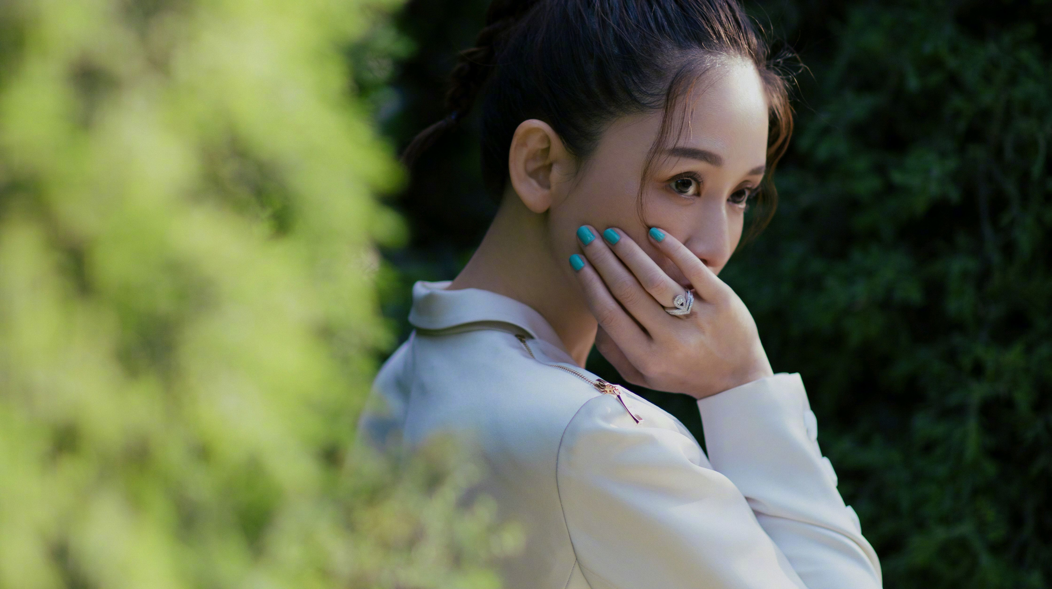 陈乔恩这新发型一般人还真驾驭不了,怎么样都漂亮的人哈