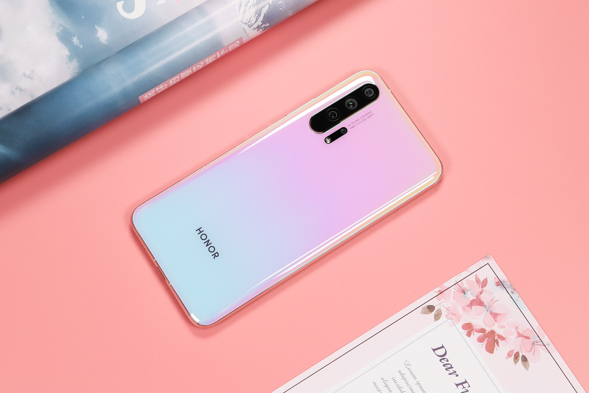 适合七夕送女生 荣耀20 pro冰岛幻境版图赏