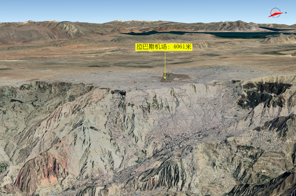 高清3d地势图,世界海拔最高的三个首都:波哥大,基多,拉巴斯