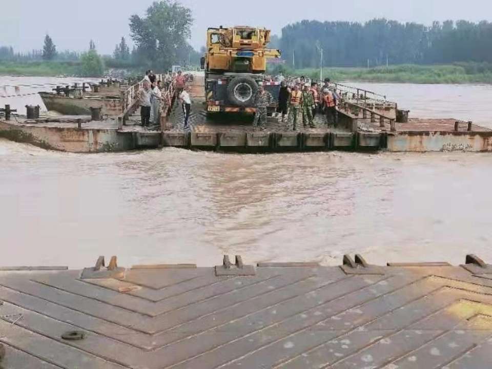 通知!滨州台子镇——大年陈镇浮桥下午两点通车