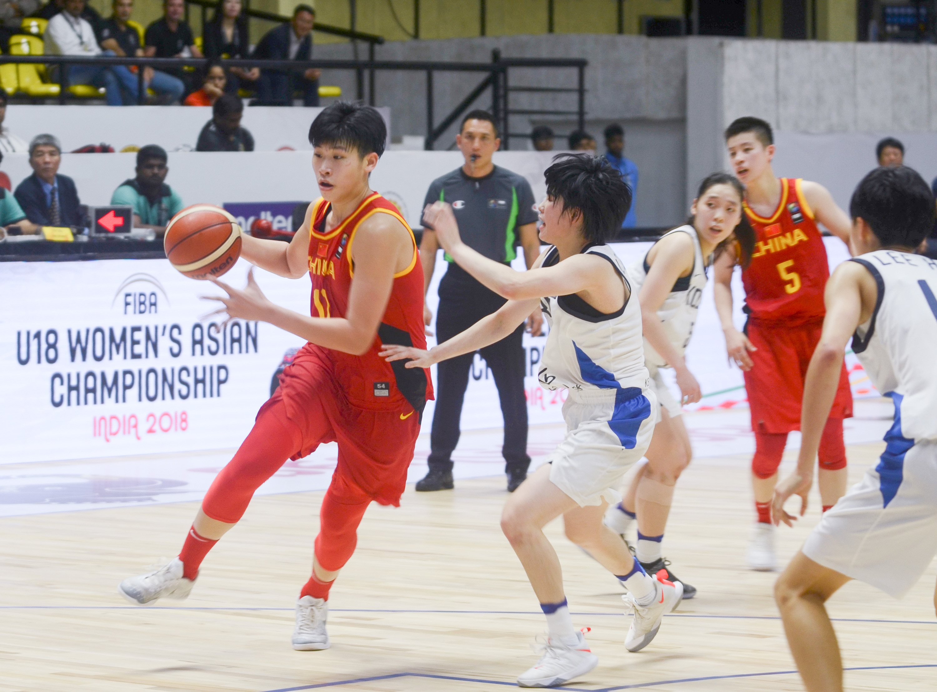 篮球——中国队晋级u18女篮亚青赛决赛(2)