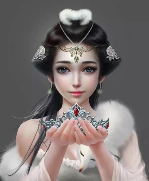 唐心莲,炎神殿火仙子唐心莲,火焰祖符掌控者摩罗首席大弟子.