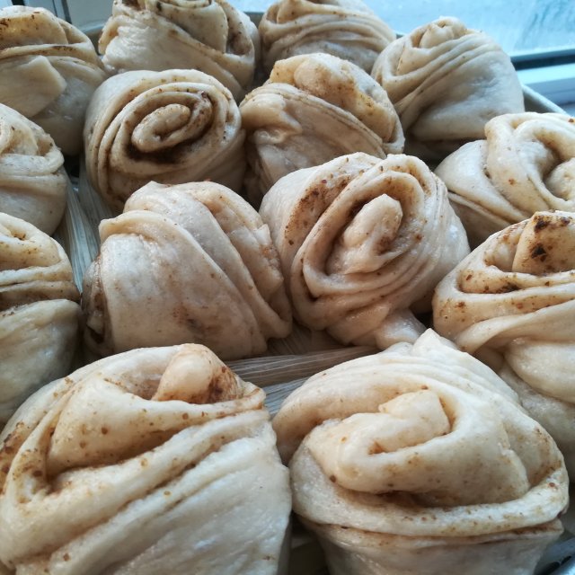 孜然味花卷,暄软可口,味道很不错