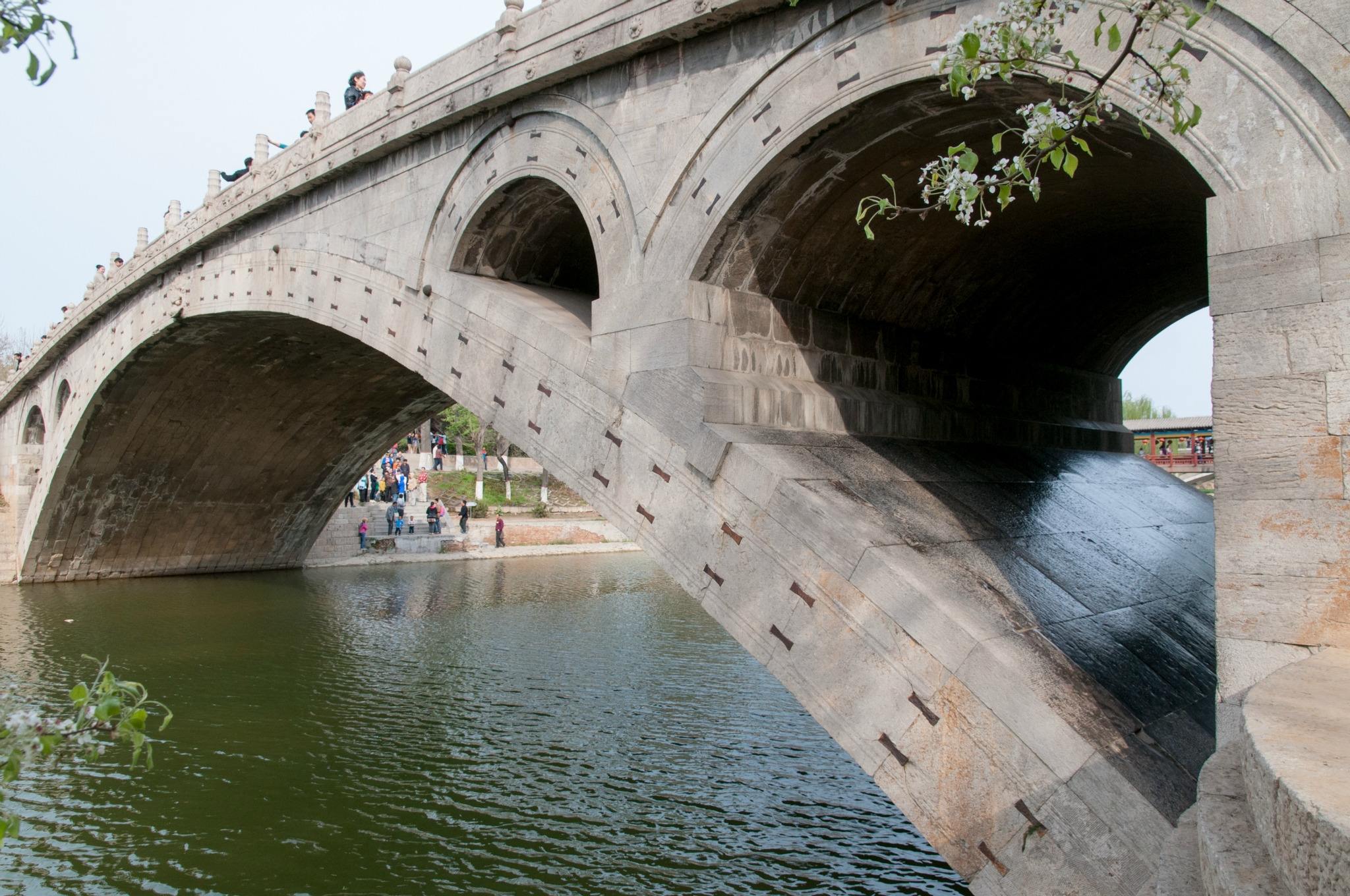 赵州桥是世界桥梁工程史上的"敞肩拱"的首创