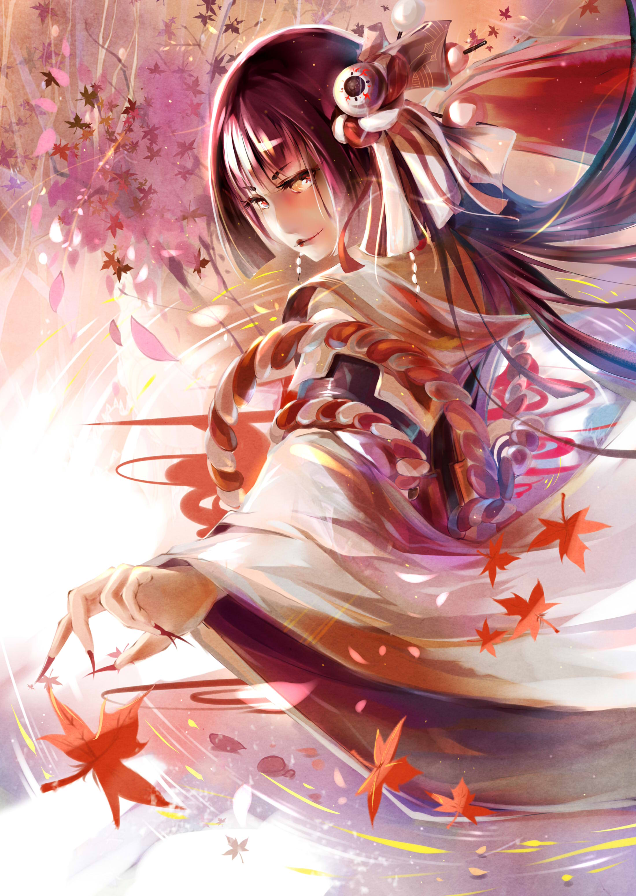 人物板绘,风格独特的日系风格,画风很小清新!