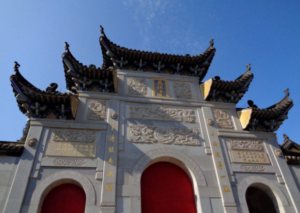 欣赏一组黄梅五祖寺的图片,黄梅五祖寺历史悠久