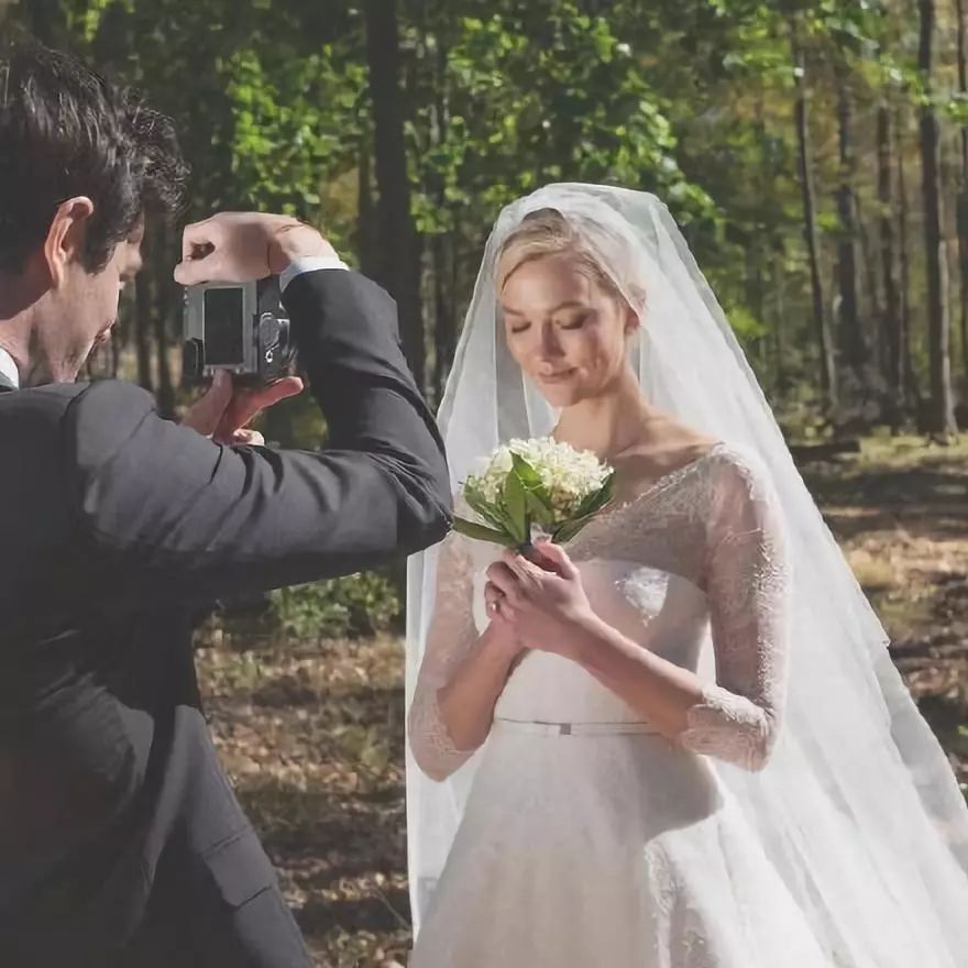 超模小kk婚礼照,这狗粮很甜,爱情最好的样子,一定要幸福啊