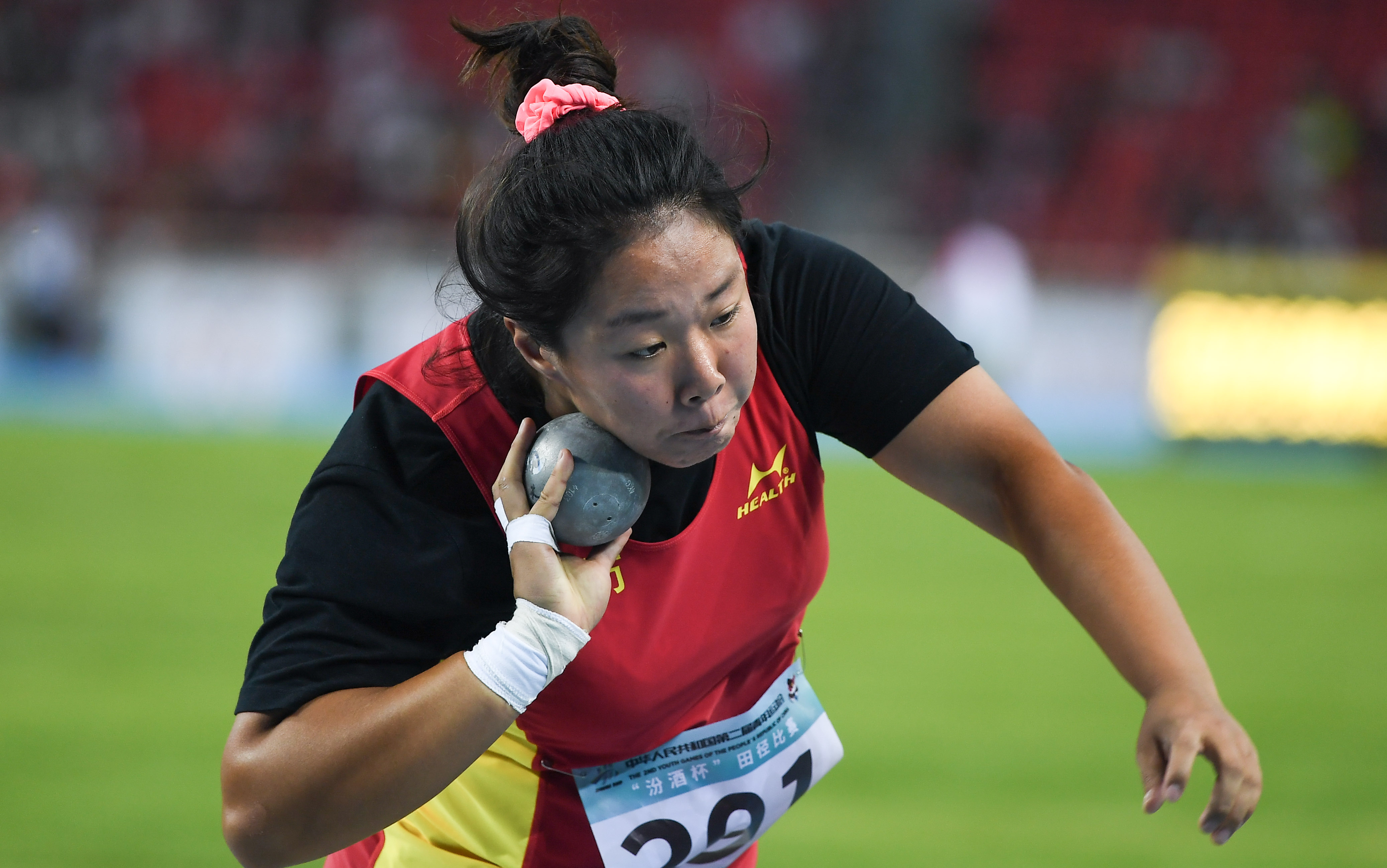 田径——体校甲组女子铅球决赛赛况