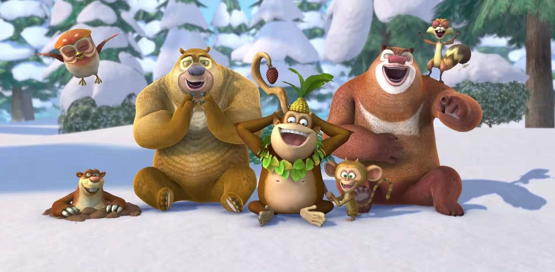 《熊出没》里的温馨时刻,原来光头强和熊大熊二的关系也能这么好