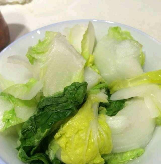 水煮白菜排毒图片