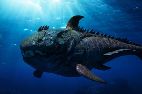 大白鲨是最凶猛的鱼类?这种远古怪物,一嘴就能将鲨鱼咬成两半