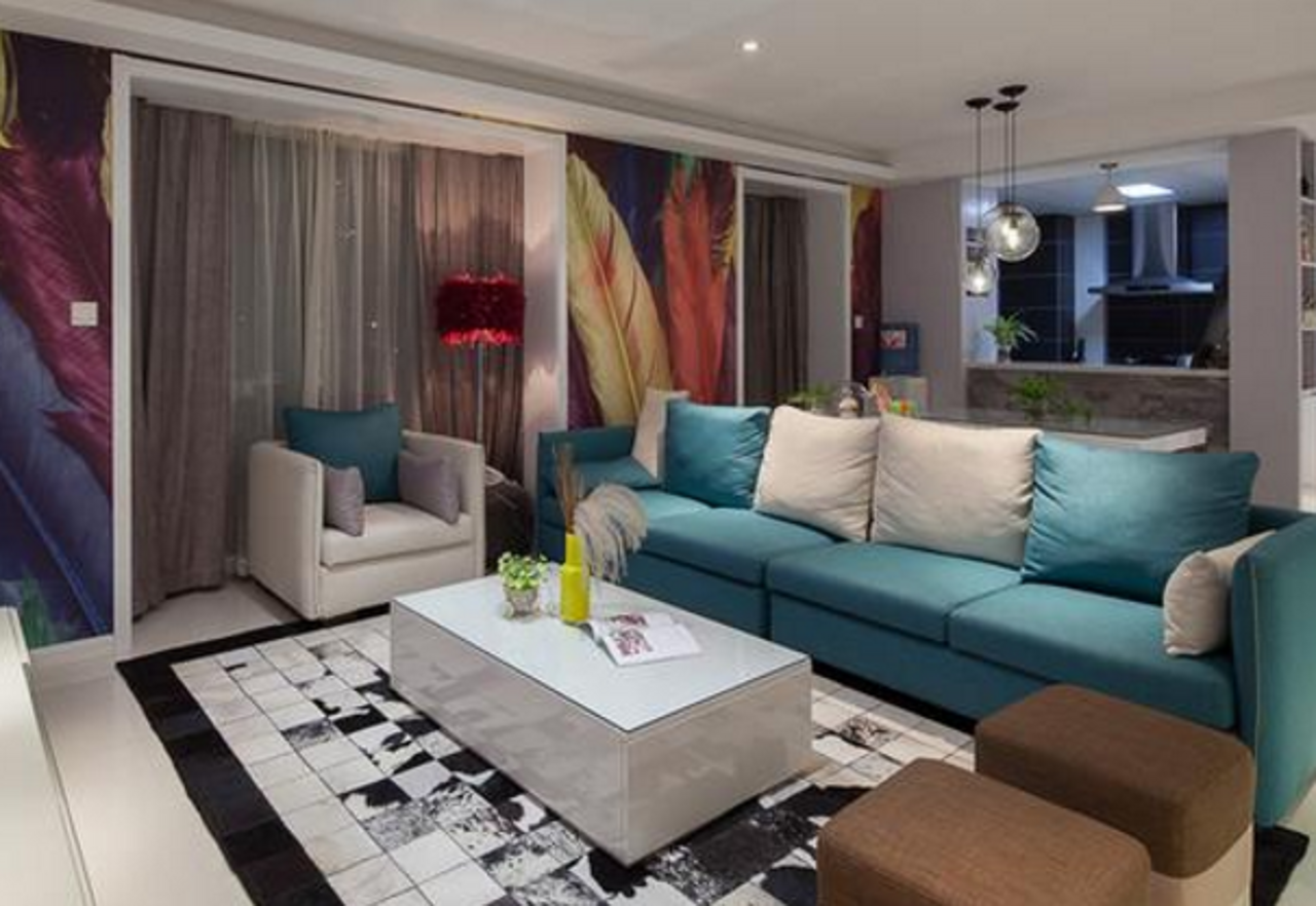 晒晒改造后二手新房69平,白色吊顶把简约现代风营造得淋漓尽致!