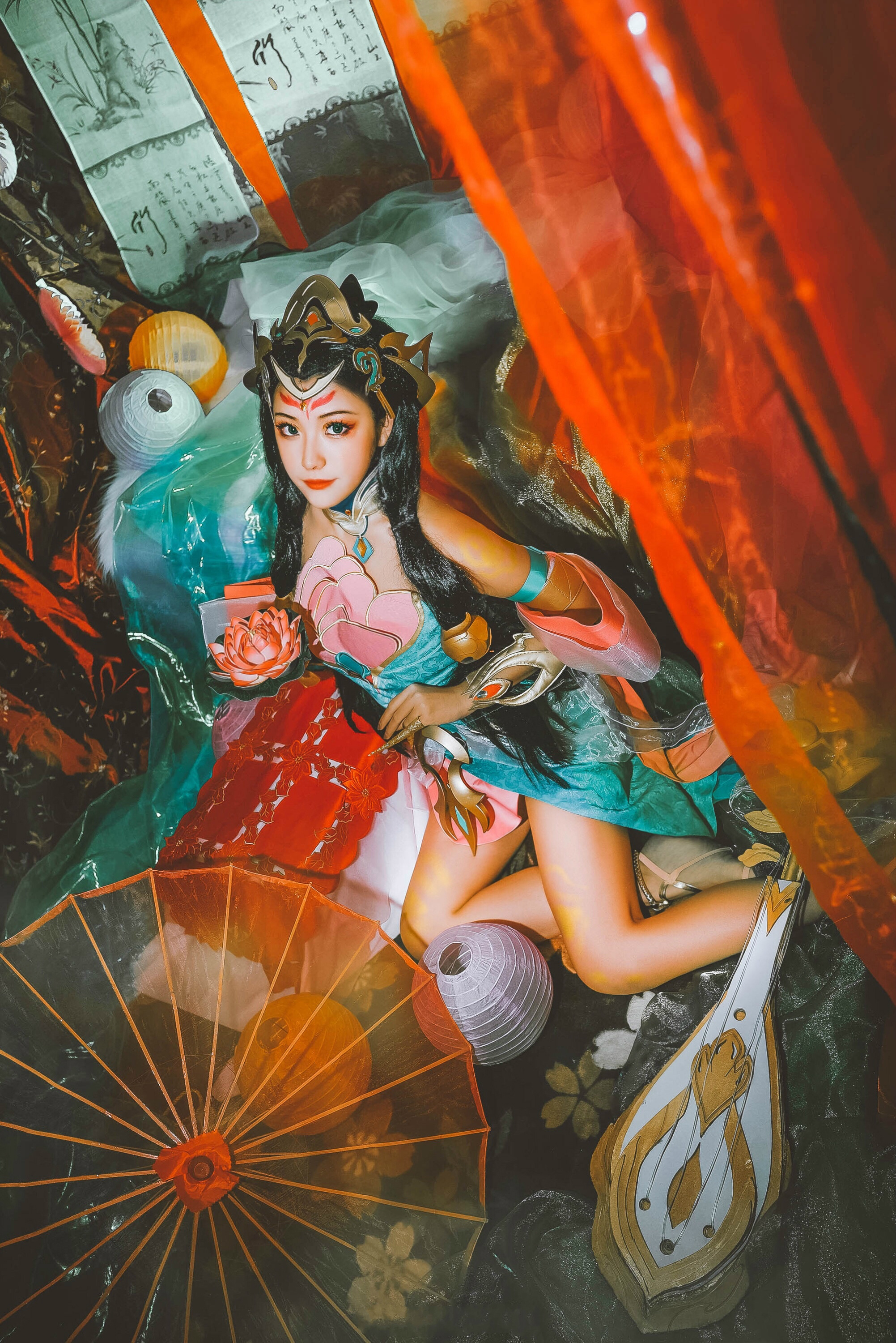 王者荣耀:高颜值博主cos杨玉环遇见飞天,糟糕,是心动的感觉!