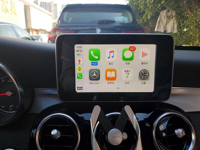 奔驰c级加装无线carplay,与苹果手机无线连接简单实用