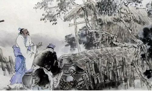 杜康发明酒儿子黑塔酿造了醋