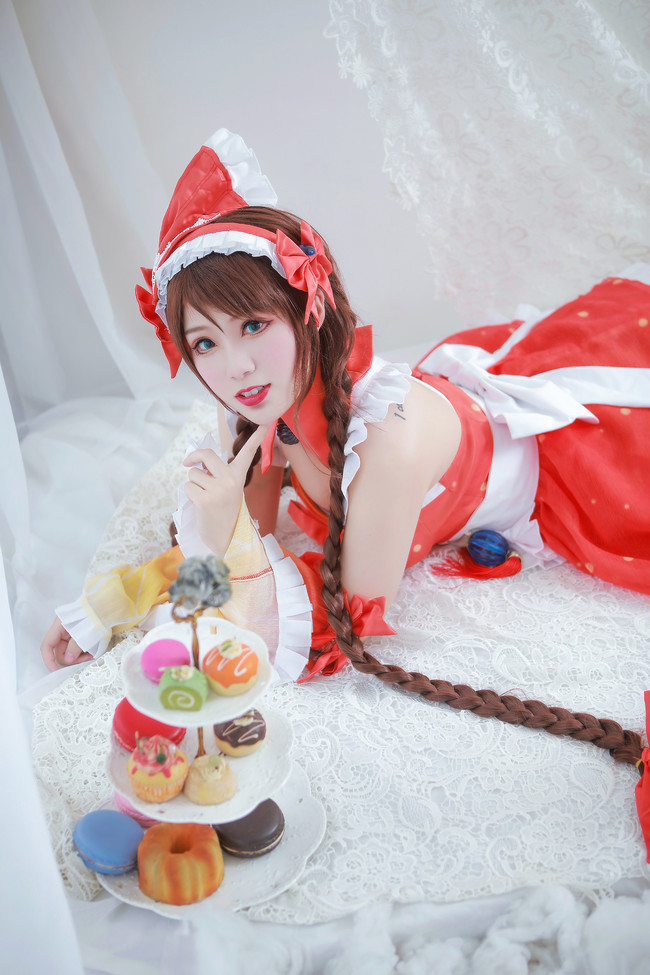 王者荣耀:可爱的大乔女仆装同人cos,请问这样的女仆在哪领?