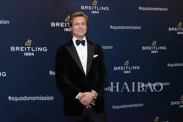 百年灵 (breitling) 电影行动队成员,国际巨星布拉德·皮特
