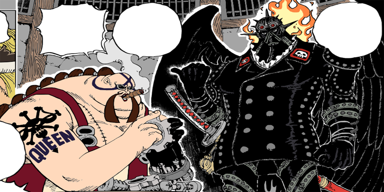 海贼王:三灾queen是人妖?原图放大100倍,再对比3个人你就知道