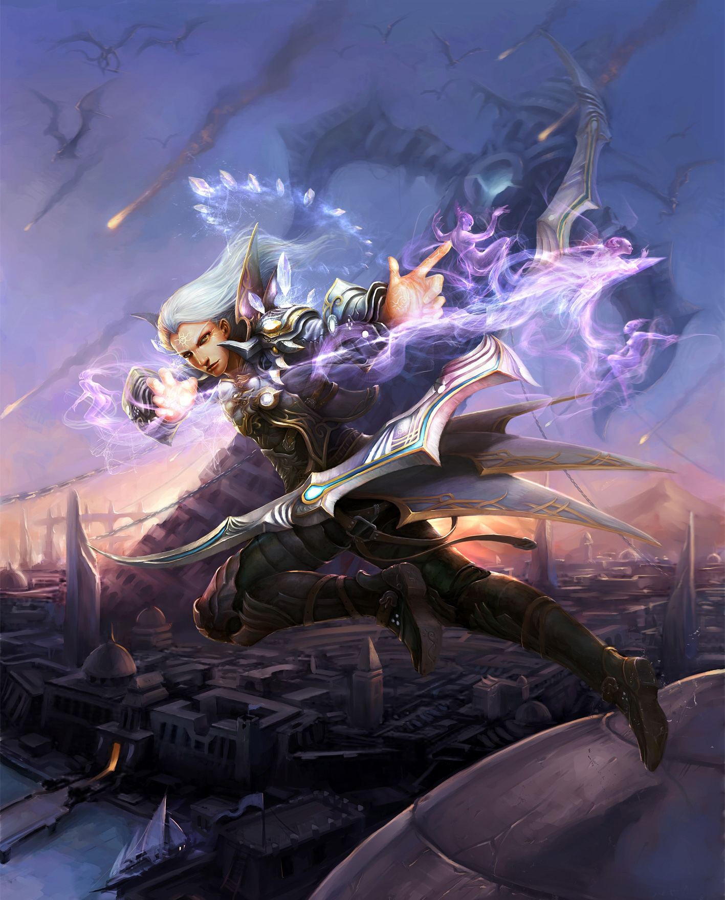 游戏人物插画欣赏