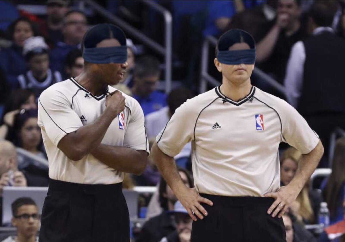 以后别黑cba裁判了 nba的黑哨更可怕