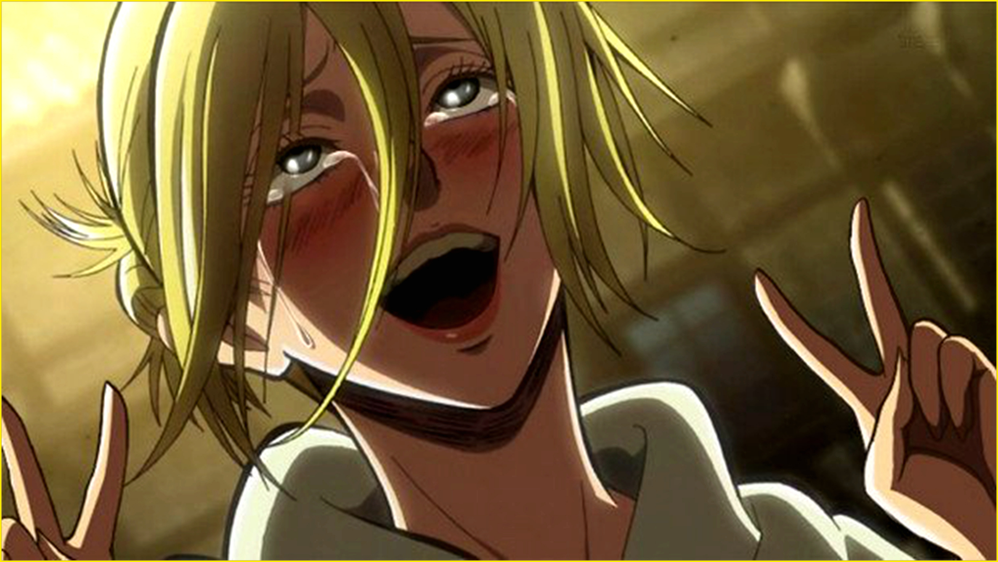 进击的巨人:亚妮很莽?孤身袭击整个调查兵团,被levi教训长记性