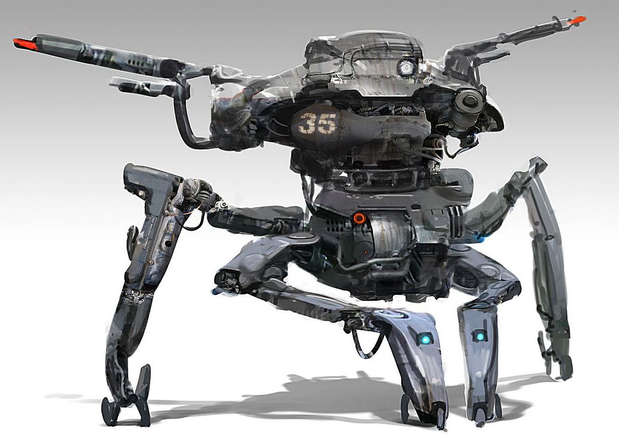 khangle机械场景作品