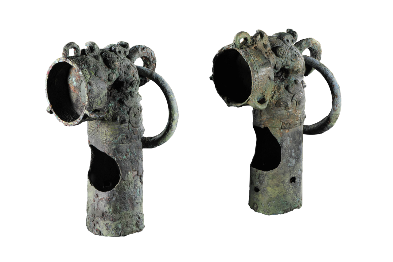 马镳通长17.5厘米,孔径1.