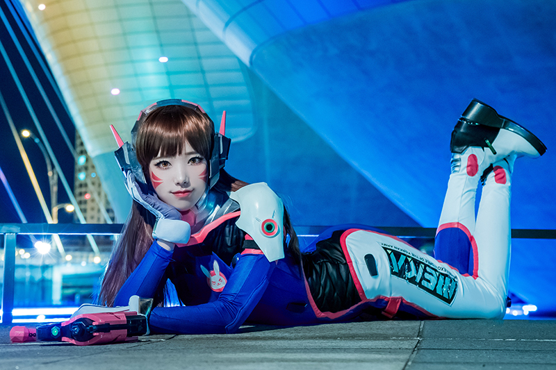 老司机cosplay:韩国第一美少女yurisa紧身d.va,她击中你了吗