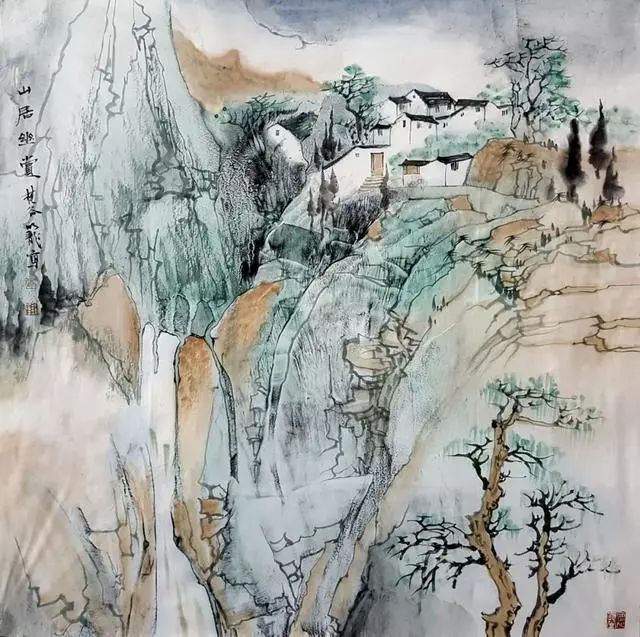 「津门网」上海朵云轩画家樊明龙山水画作品欣赏