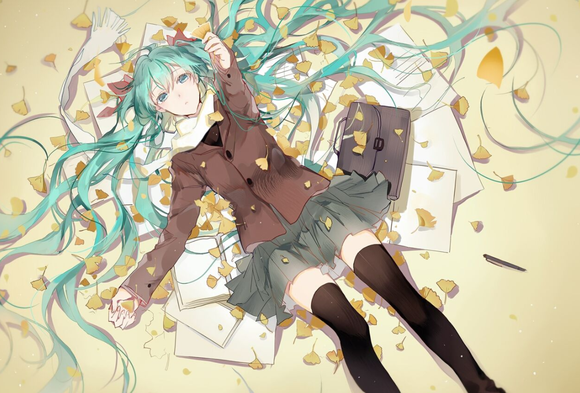 初音公主动漫壁纸:狂舔女神的盛世美颜,太美了