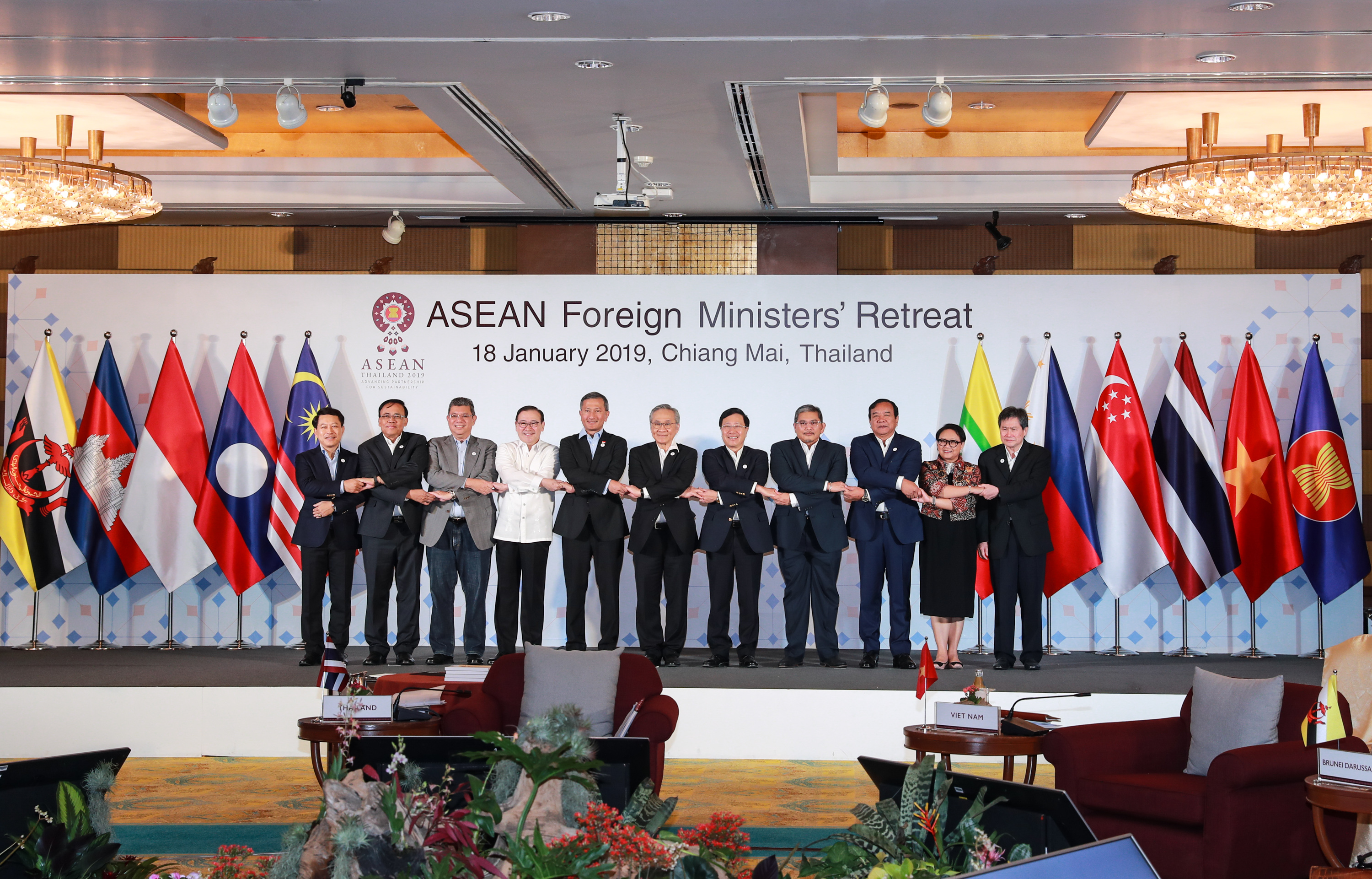 东盟国家外长会议在泰国举行 一致同意优先推动可持续发展(3)