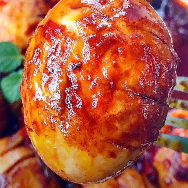 虎皮鸡蛋,手把手教会你做,比茶叶蛋简单!