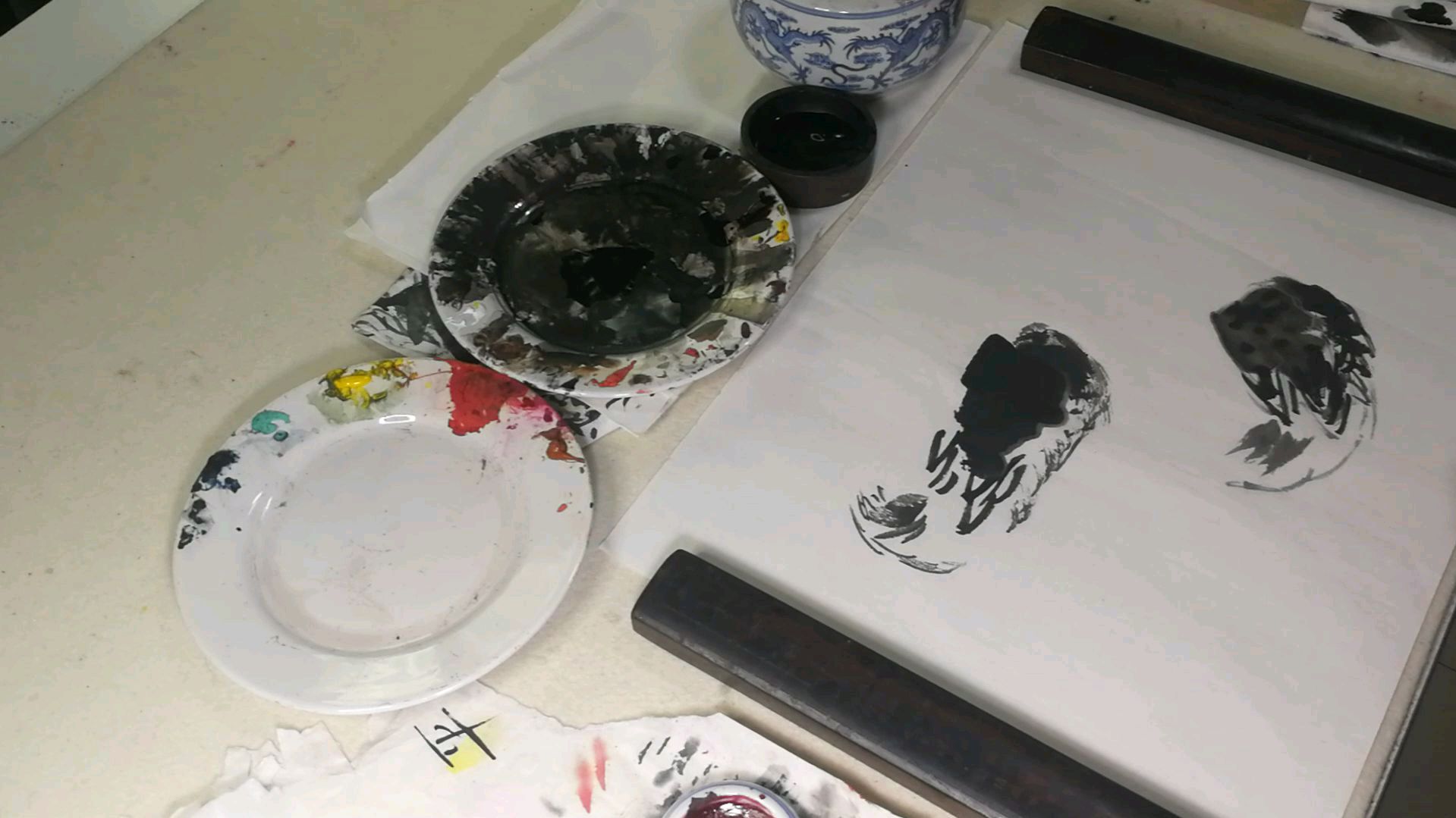 鸭子画法,国画提高。鸭子身体画法