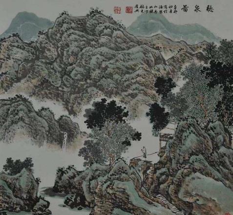罗哲光:山水画苍润,古拙,雅致,主意高深,技法娴熟
