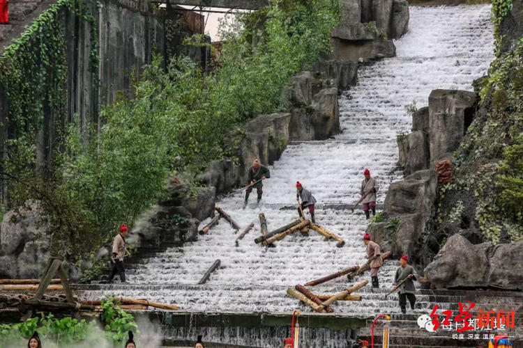 速来围观!都江堰恢复原版古法截流,再现两千年前放水盛况