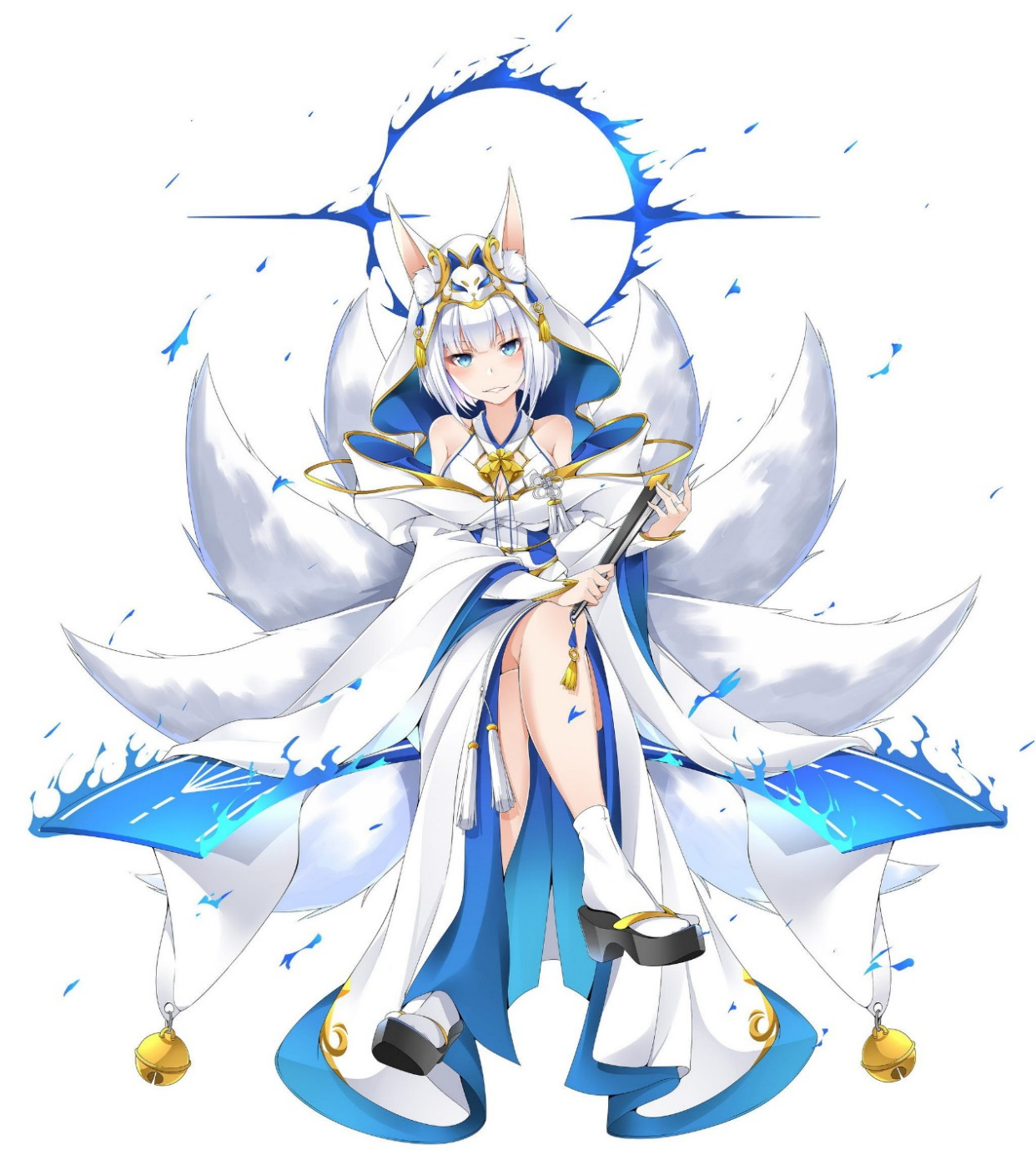 碧蓝航线:挣扎在骄傲和自卑间的狐妖少女,冷面重樱航母加贺号