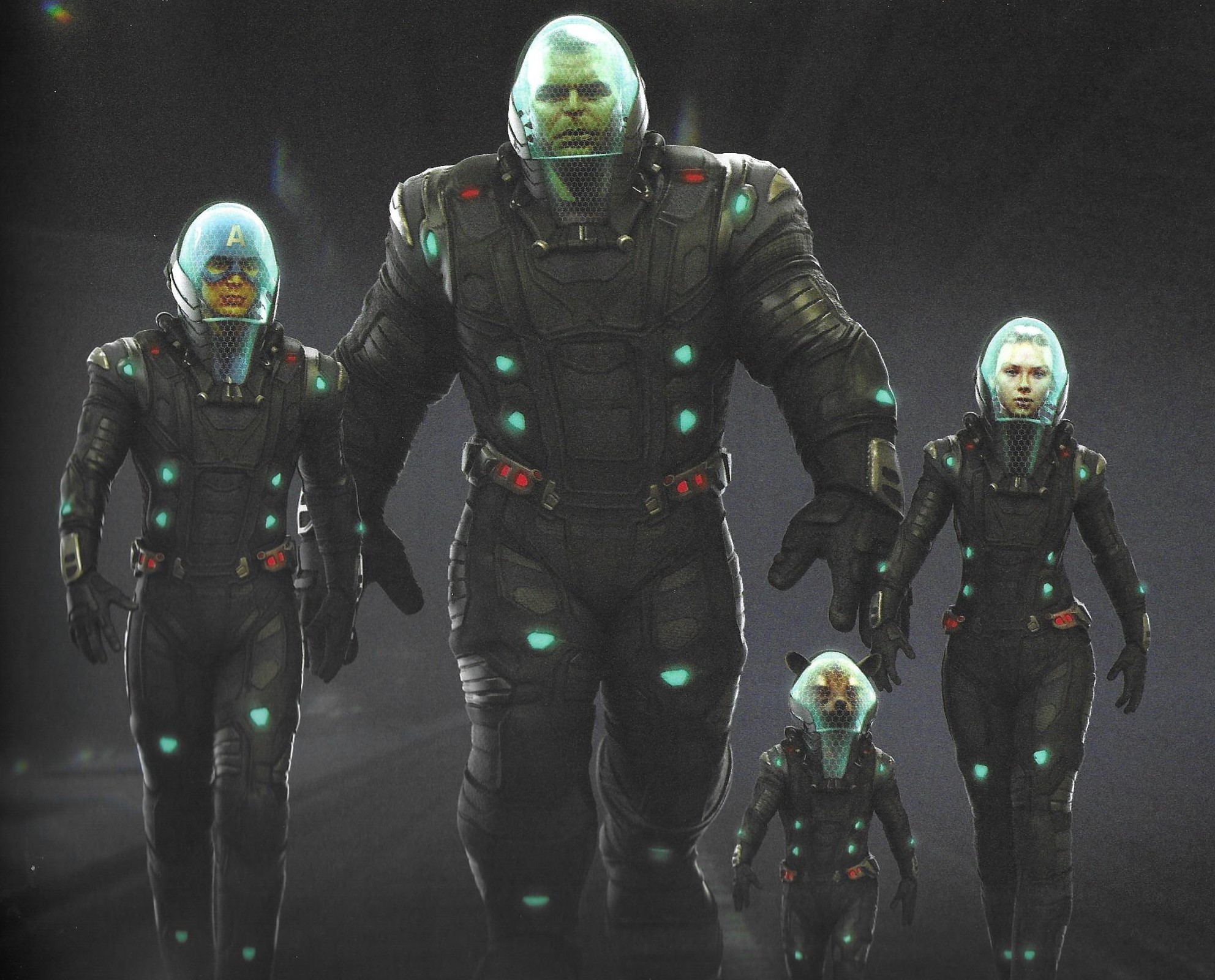 漫威曝光《复联4》量子战衣弃用概念图:美队的造型是亮点
