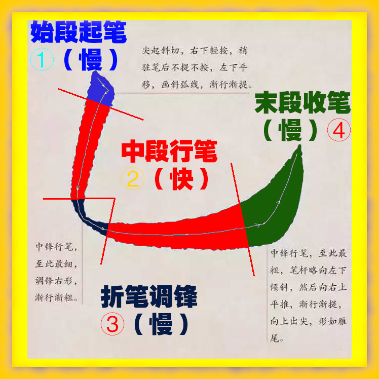 欧体竖弯钩图片