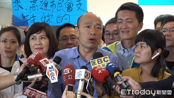 民进党近来炮火猛轰韩国瑜(图片来源:台湾"东森新闻云)