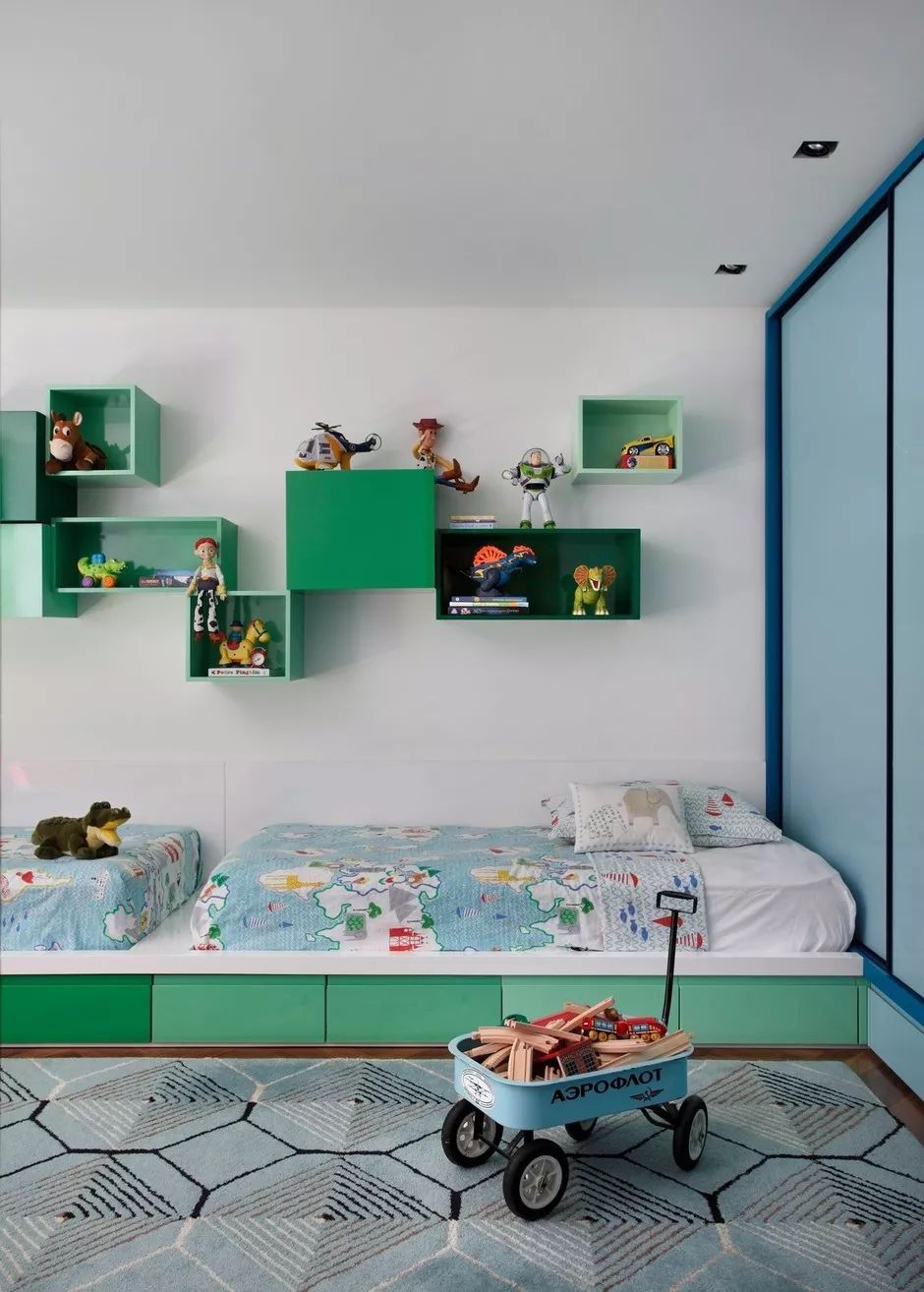 合理设计二胎儿童房,为两个孩子打造卧室空间