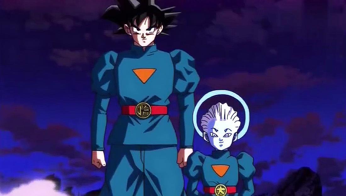 悟空荣获神之力,不用变白发战斗力远超自在极意功,轻松击败达尔