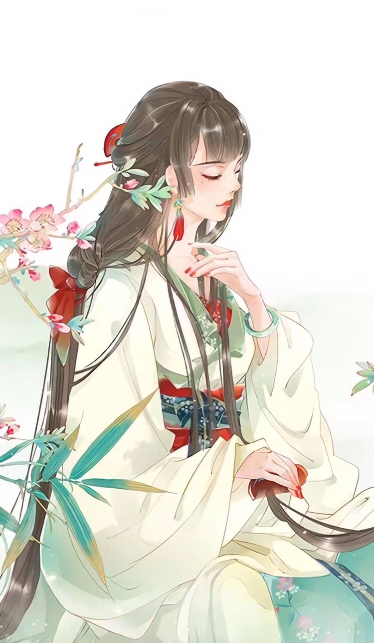 古风人物绘画,温婉可人的古风女子