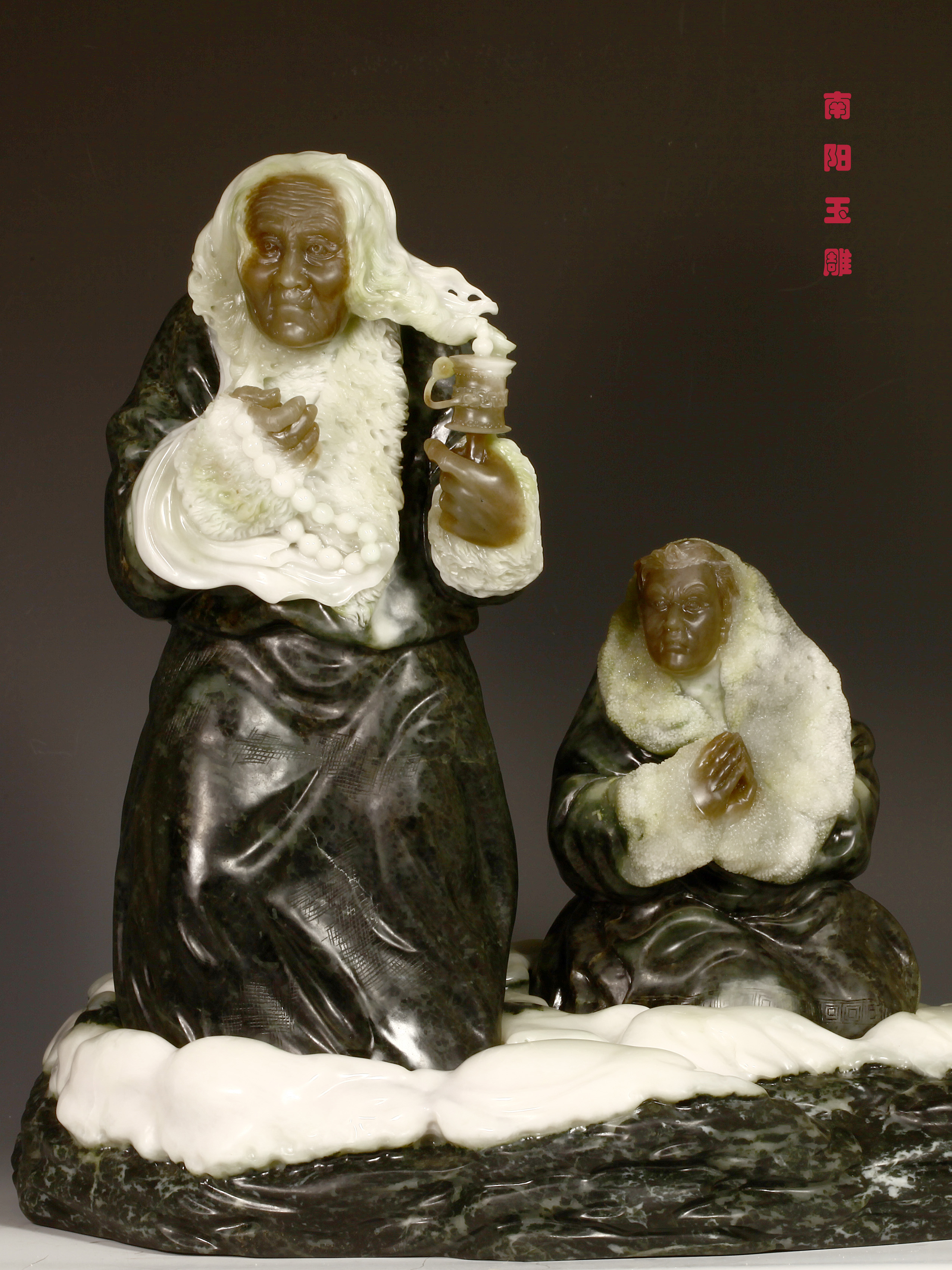 南阳玉雕师傅精品,独山玉名不虚传